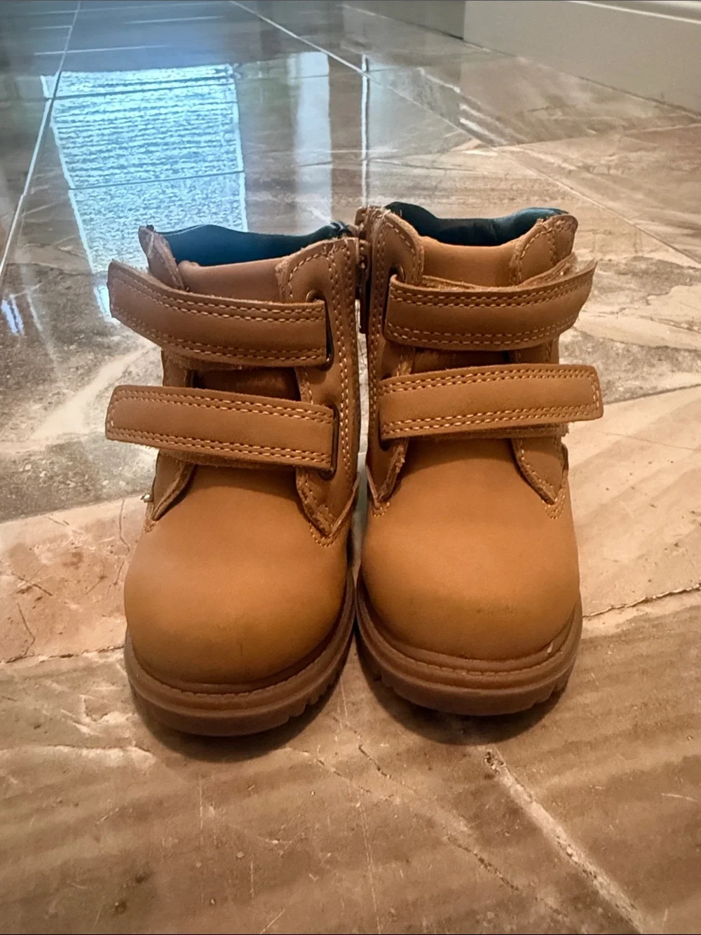 BABY BOY SZ 5 // Wonder Nation Kids Double-Strap Hiking Boots